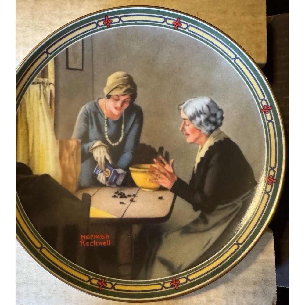 Knowles Norman Rockwells American Dream Decorative Plate